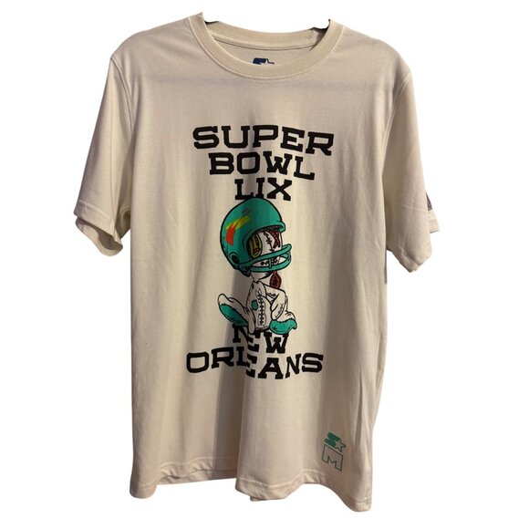 Michael Strahan's MSX x Starter Super Bowl LVIII T-Shirt Collection Size M NEW - Picture 1 of 16